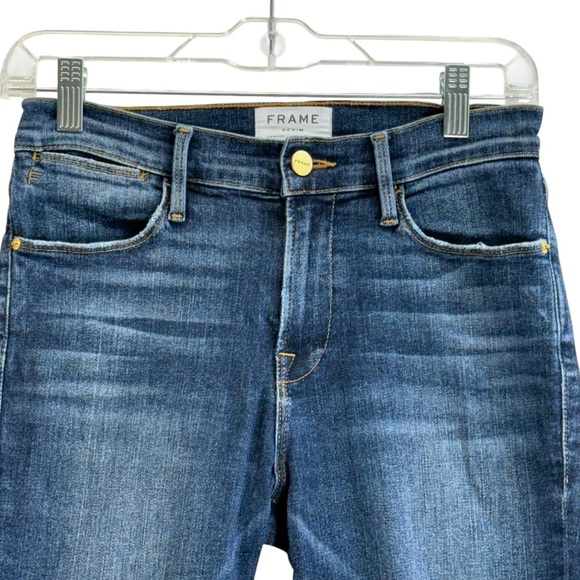 Women’s Frame Lehigh Dark Wash Denim Skinny. Size 26 - Picture 3 of 16
